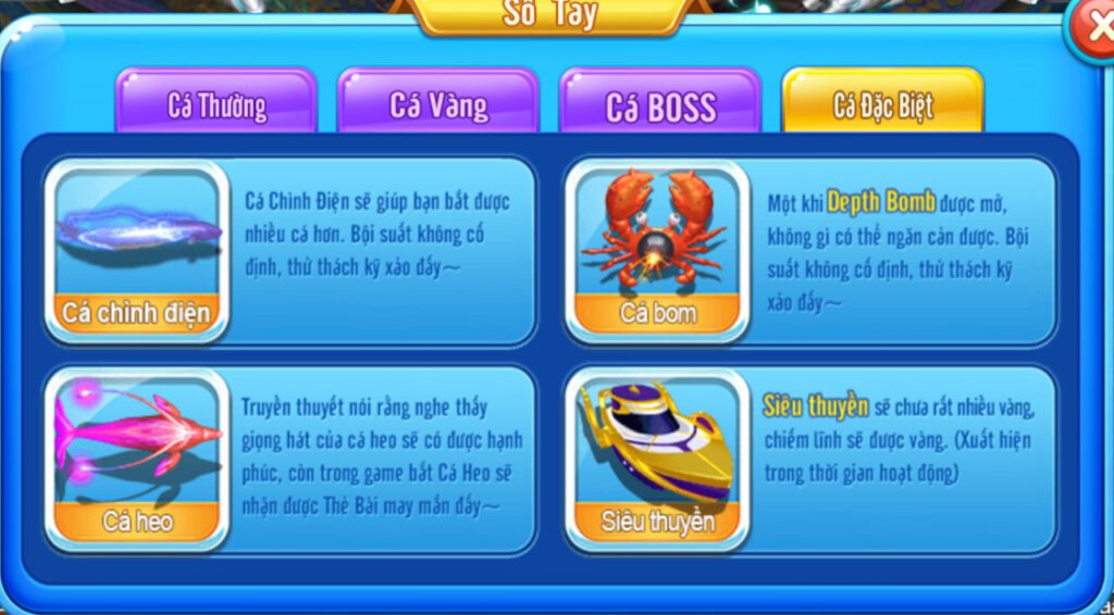 Nhóm cá đặc biệt